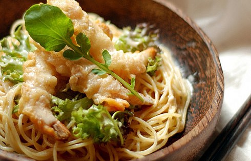 Wild Mushroom Bucatini with Kale